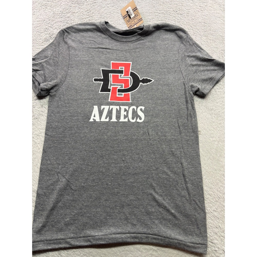 San Diego State Aztecs SDSU T-Shirt Mens Small Gray NCAA New